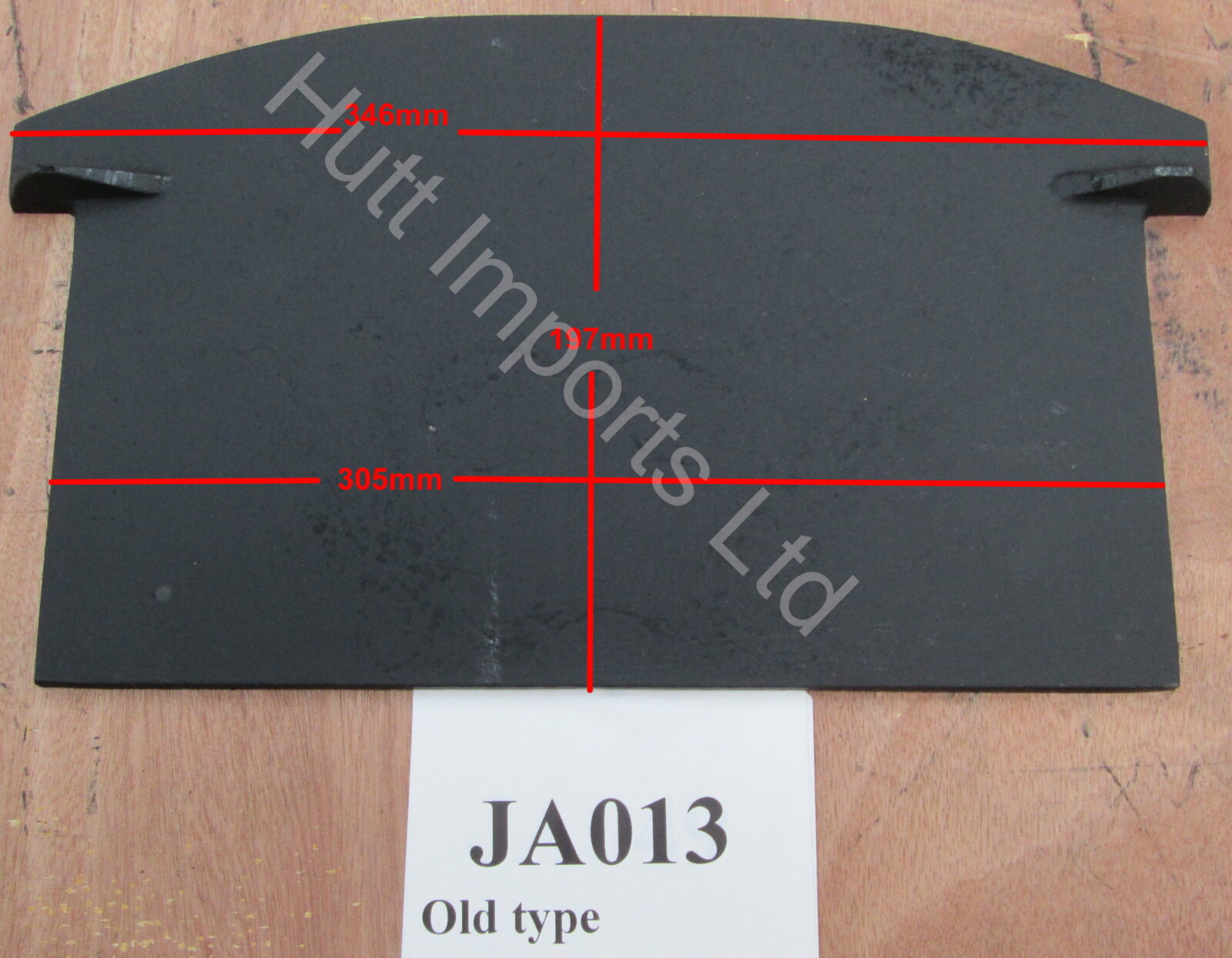 JA013 Woodburning Stove Cast Iron (old type) baffle