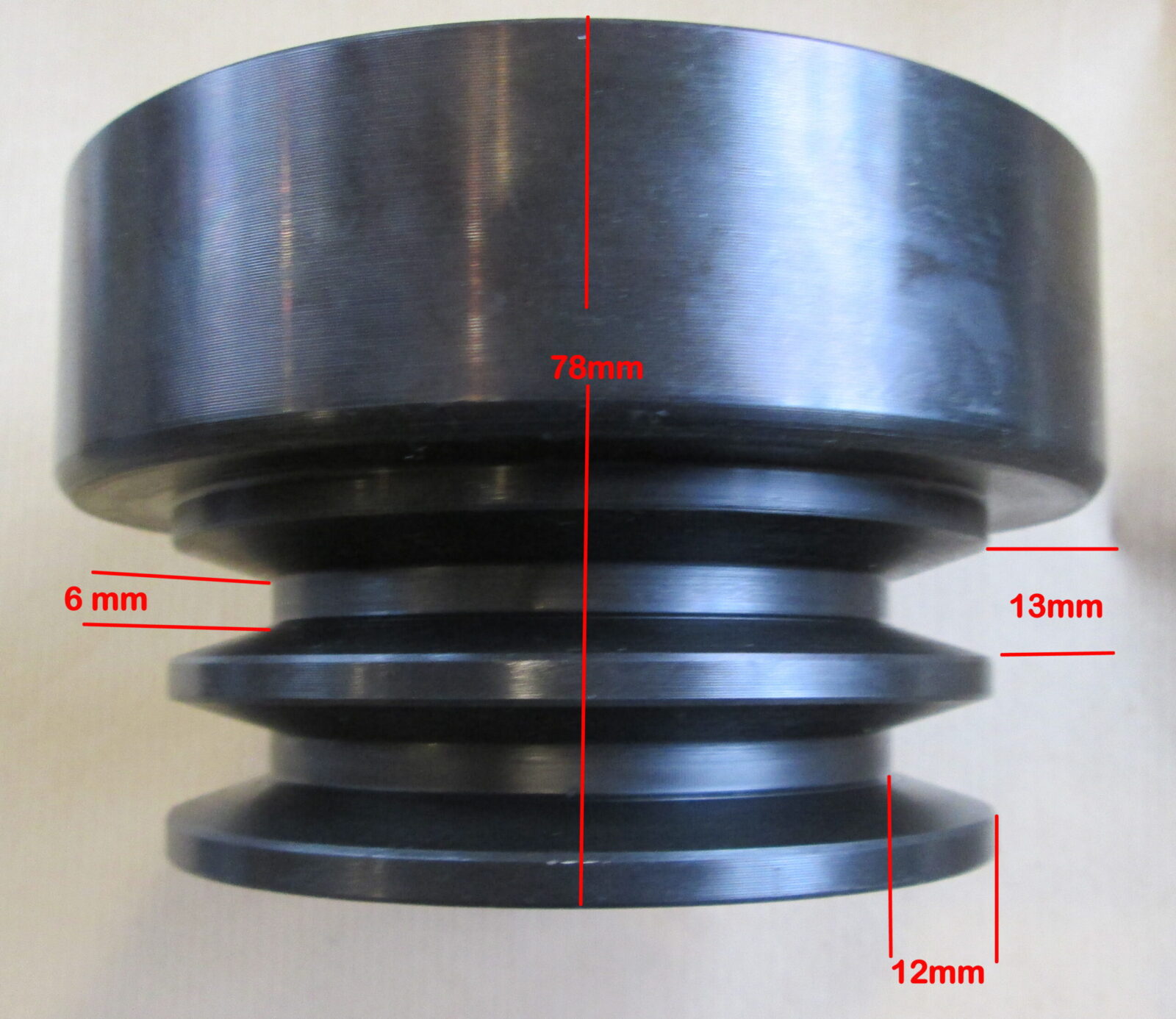 1" clutch Double 'A' profile V belt pulley 16hp 2A 1"