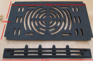 JA006 ECO Woodburning Stove Cast Iron Grate